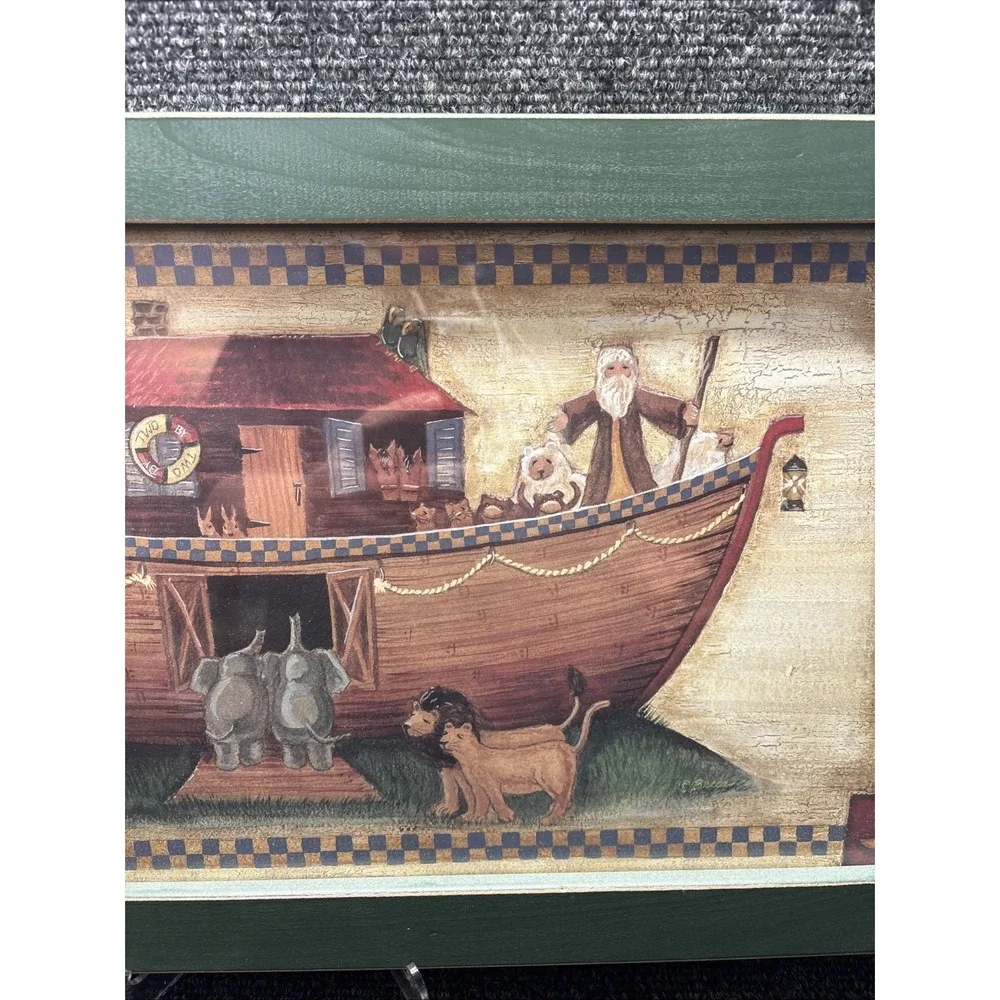 Noahs Ark Picture Animal Frame~12